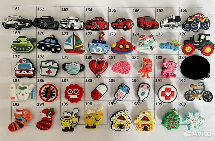 Джибитсы crocs украшение для обуви