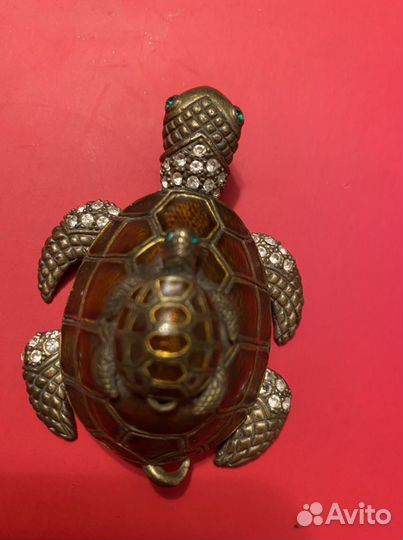 Шкатулка для кольца черепаха