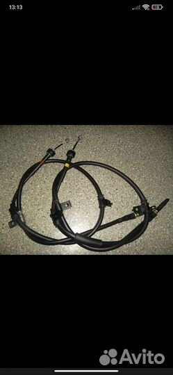 Тросики ручника для дисковых тормозов на Элантру 3