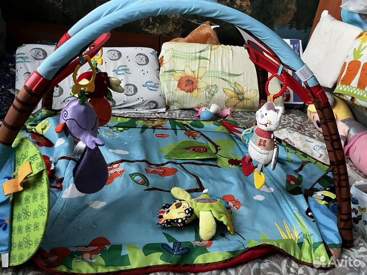 Детские игрушки 0-9 мес, развивабщий коврик