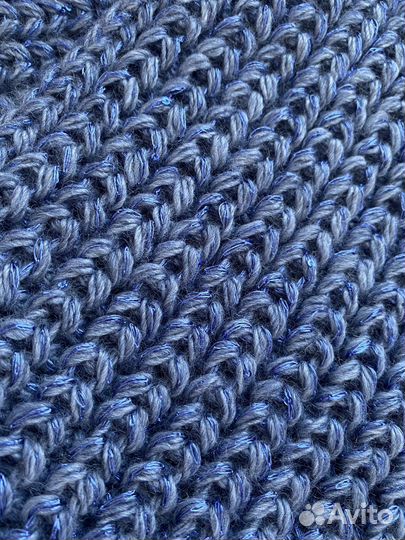 Снуд сапфирового цвета