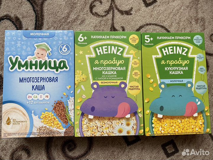 Детские каши 3 шт