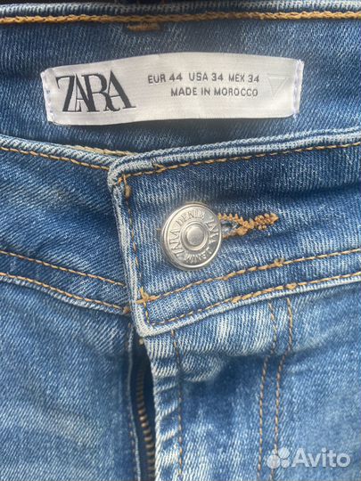 Zara джинсы w32