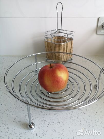 Ваза для фруктов Vitesse (Франция) хром