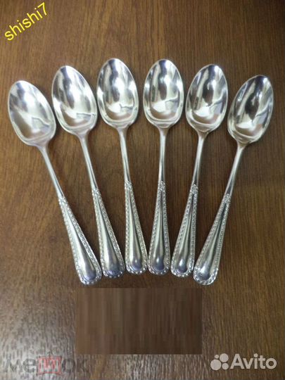 Набор массивные ложки чайные серебро 925 англия 18