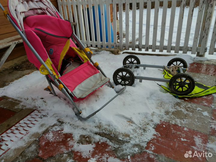 Коляска санки