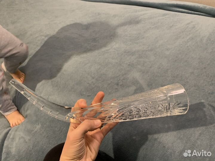 Хрустальный рог СССР 36 см