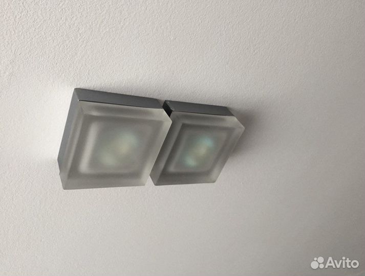 Стильные Светильники потолочные металл стекло