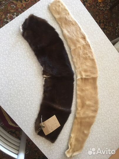 Меховой воротник норка