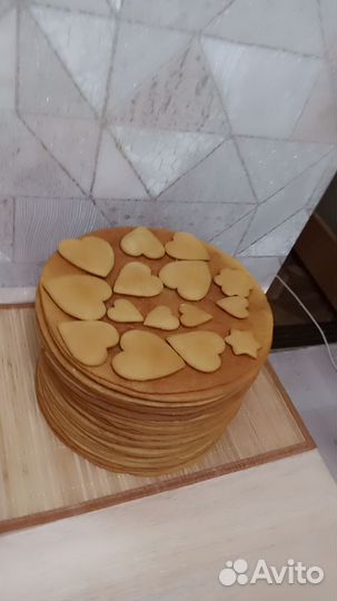 Коржи на торт Наполеон и медовые