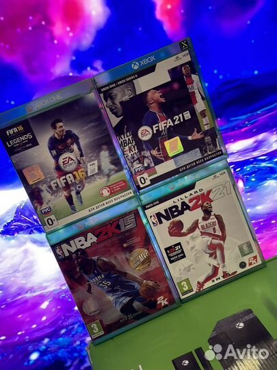 Игры на Xbox one (16 дисков)