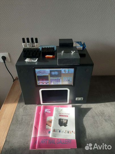 Принтер для ногтей + печать на цветах