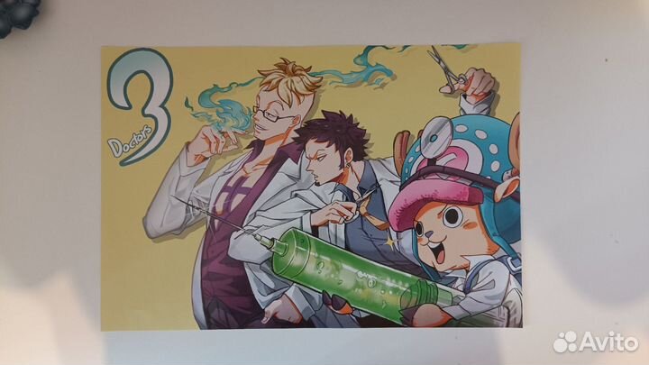 Набор плакатов аниме Ван пис 9 шт