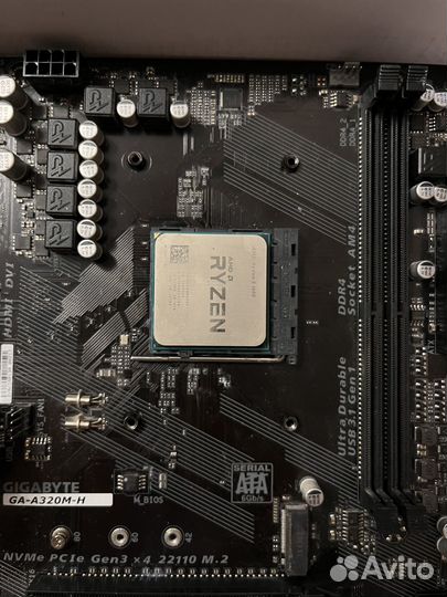 Gigabyte GA-A320m-h и amd ryzen 5 1600