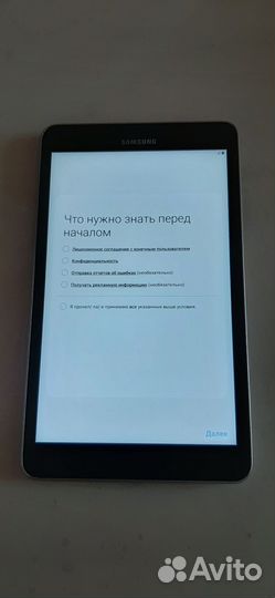 Планшет samsung galaxy tab A