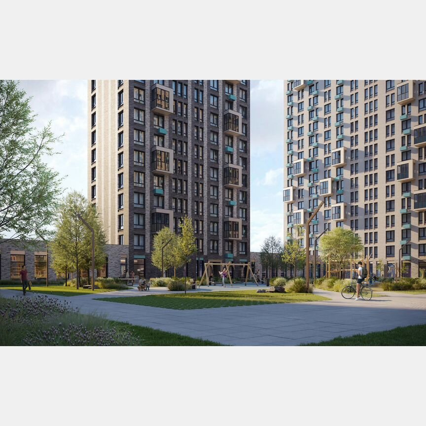 1-к. квартира, 40,9 м², 12/17 эт.