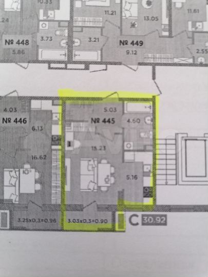 Квартира-студия, 30,9 м², 2/8 эт.
