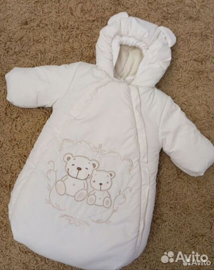 Зимний конверт для новорожденных