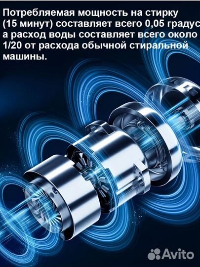 Складная мини стиральная машина новая 8 л