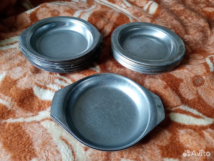 Тарелки из нержавейки СССР