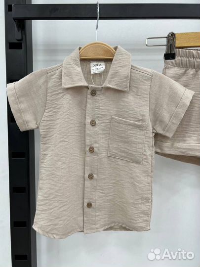 Костюм льняной zara новый детский 98