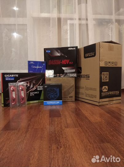 Игровой компьютер ryzen 3 3100/16gb/580/512gb