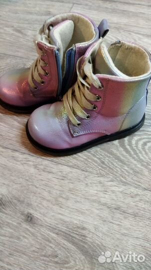 Ботинки демисезонные для девочки 24 размер