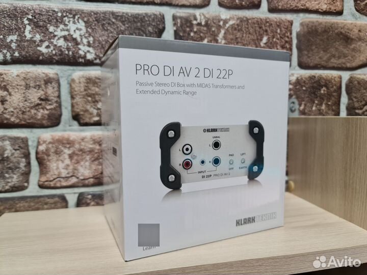 Klark teknik DI 22P директ бокс пассивный