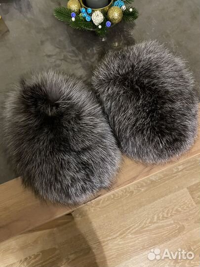 Варежки зимние меховые