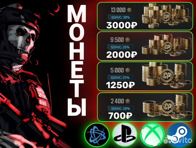Call of duty cod points купить в Москве | Электроника | Авито