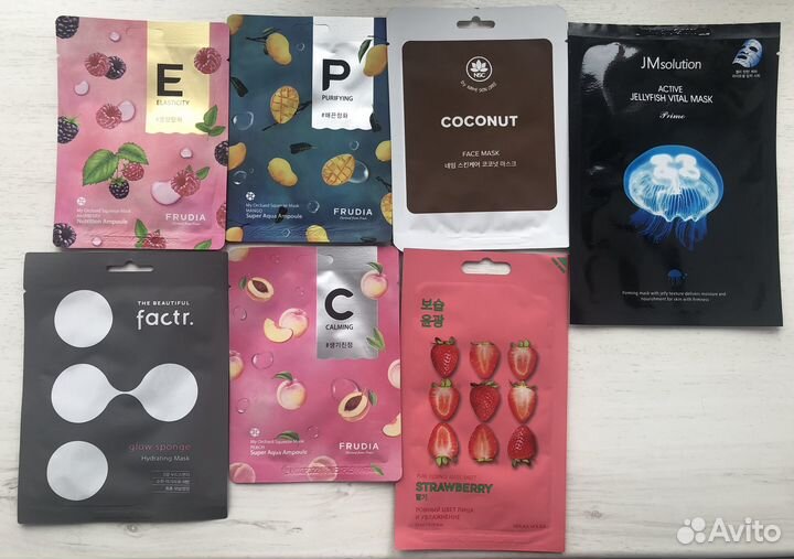 Корейские маски для лица (разные)