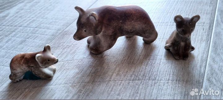Фигурки животных фарфор СССР