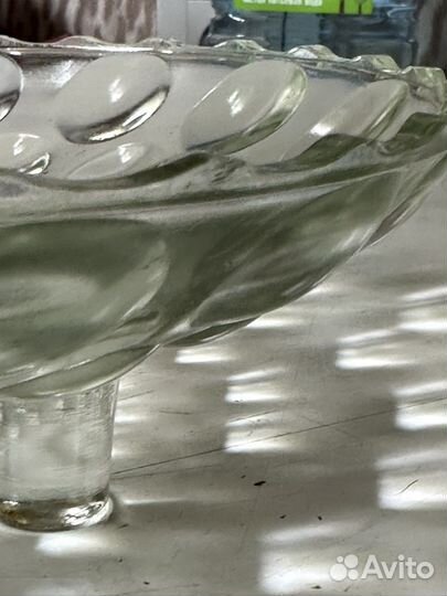 Ваза для фруктов на ножке СССР