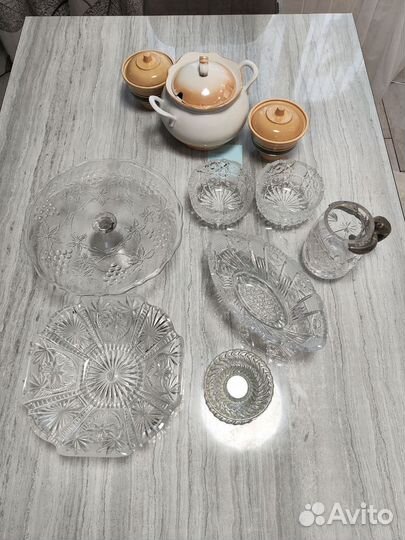 Хрусталь СССР, посуда