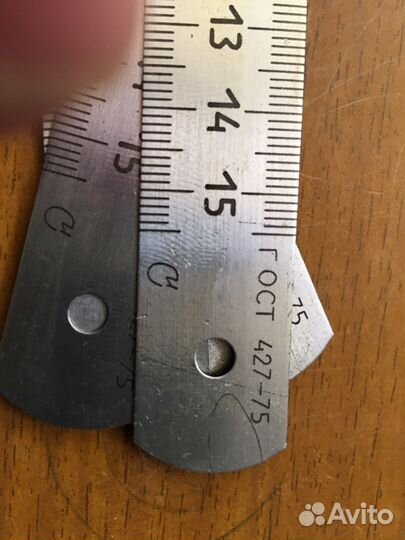 В коллекцию СССР линейка металлическая гост