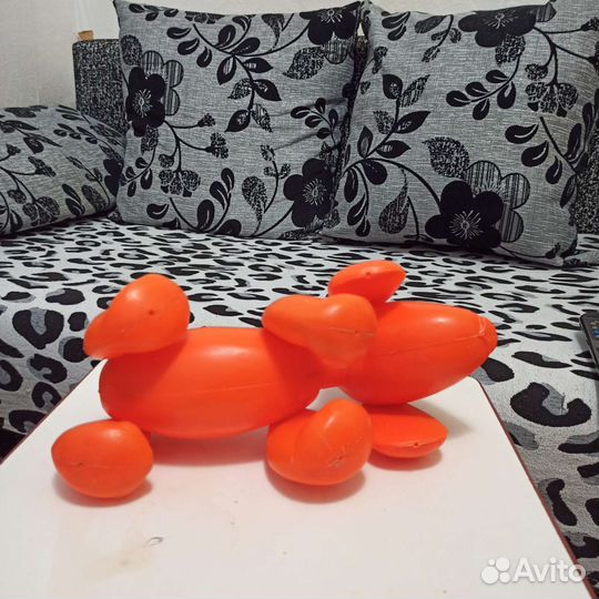 Игрушки ссср. Собака дутыш