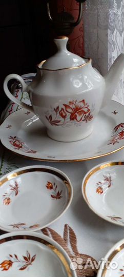 Набор для чаепития.ссср Рига