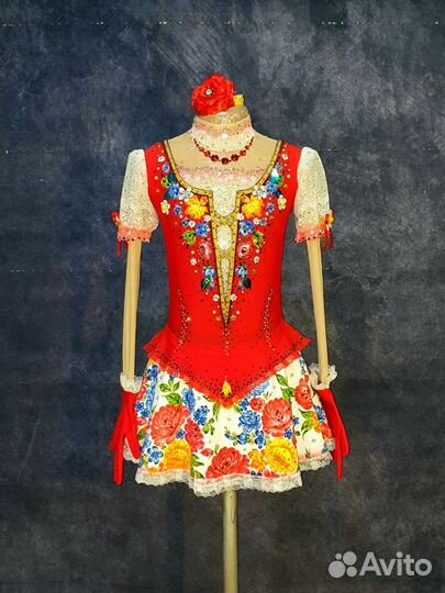 Платье для фигурного катания (120-135 см)