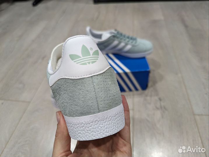 Кроссовки adidas gazelle оригинал мятные