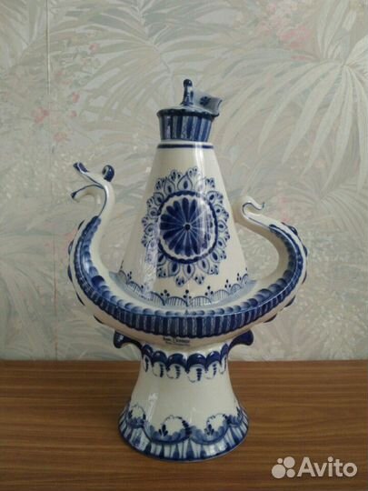 Авторский кувшин Гжель