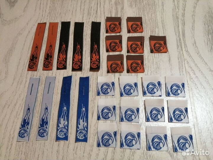 Набор жаккардовых этикеток для одежды и рукоделия