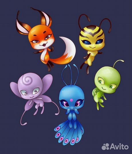 Мягкие игрушки Квами из Леди Баг