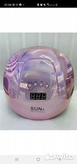 Лампа для сушки ногтей LED/UV 54W Sun X pink