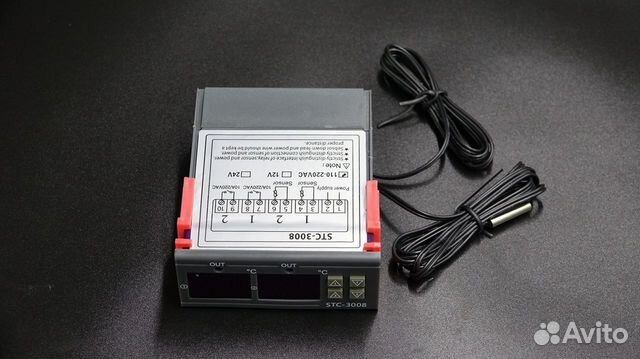 Терморегулятор, термореле STC-3008 два датчика купить в Санкт ...