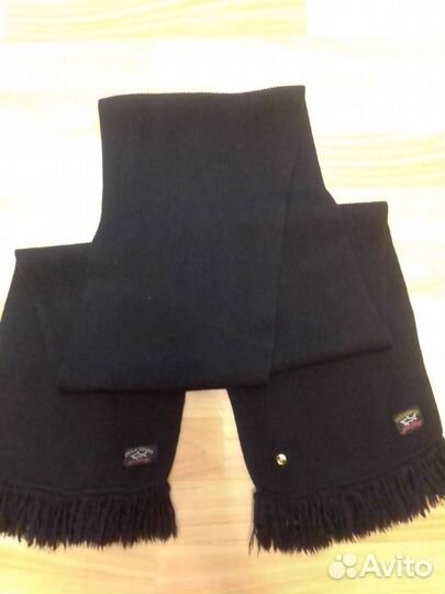 Шарф муж Италия Пауль Шарк оригинал шерсть 195х25