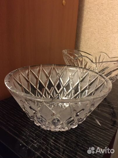 Хрустальные салатики вазы конфетницы