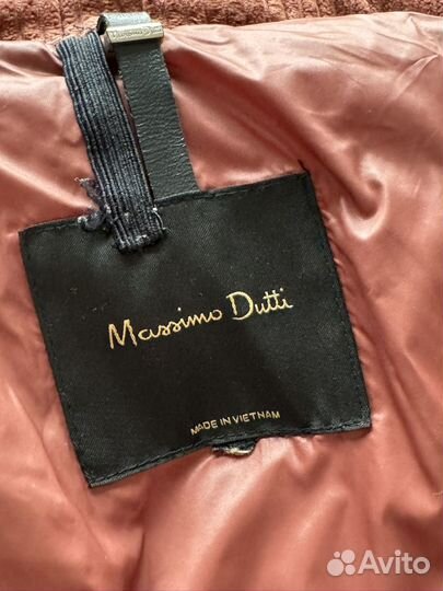 Куртка пуховик massimo dutti женская