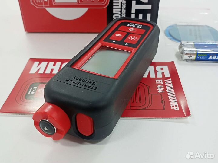 Новинка Толщиномер ET-444 v2022 черный / цветной