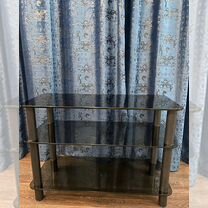 Стеклянная тумба под тв