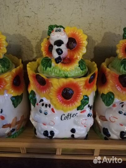 Набор для сахара, чая и кофе